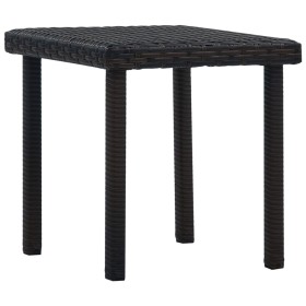 Brown synthetic rattan garden coffee table 40x40x40 cm by vidaXL, Garden tables - Ref: Foro24-48560, Price: 22,57 €, Discount: %