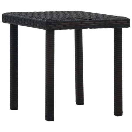 Brauner Garten-Couchtisch aus synthetischem Rattan, 40 x 40 x 40 cm von vidaXL, Gartentische - Ref: Foro24-48560, Preis: 21,3...