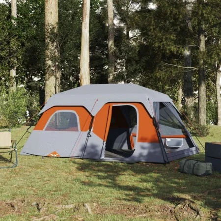 Family tent 9 people waterproof quick opening gray by , tents - Ref: Foro24-94300, Price: 226,65 €, Discount: %