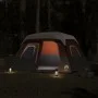 Family tent with LED 6 people quick opening gray orange by , tents - Ref: Foro24-94309, Price: 181,68 €, Discount: %