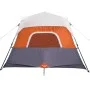 Tienda familiar con LED 6 personas apertura rápida gris naranja de , Tiendas de campaña - Ref: Foro24-94309, Precio: 181,68 €...