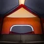 Family tent with LED 6 people quick opening gray orange by , tents - Ref: Foro24-94309, Price: 181,68 €, Discount: %