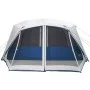 Family tent with LED 10 people quick opening light blue by , tents - Ref: Foro24-94302, Price: 288,48 €, Discount: %