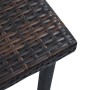 Brown synthetic rattan garden coffee table 40x40x40 cm by vidaXL, Garden tables - Ref: Foro24-48560, Price: 22,57 €, Discount: %