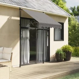 Anthracite gray fabric and steel retractable awning 150x150 cm by , Awnings - Ref: Foro24-368737, Price: 71,28 €, Discount: %