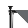 Anthrazitgraue einziehbare Markise aus Stoff und Stahl, 150 x 150 cm von , Markisen - Ref: Foro24-368737, Preis: 71,28 €, Rab...