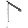 Anthracite gray fabric and steel retractable awning 300x150 cm by , Awnings - Ref: Foro24-368740, Price: 82,35 €, Discount: %