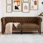 2 seater chesterfield sofa brown fabric by , Sofas - Ref: Foro24-372555, Price: 353,71 €, Discount: %