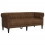 2 seater chesterfield sofa brown fabric by , Sofas - Ref: Foro24-372555, Price: 353,71 €, Discount: %