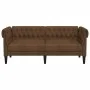 2 seater chesterfield sofa brown fabric by , Sofas - Ref: Foro24-372555, Price: 353,71 €, Discount: %