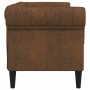 2-Sitzer-Chesterfield-Sofa aus braunem Stoff von , Sofas - Ref: Foro24-372555, Preis: 361,19 €, Rabatt: %