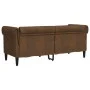 2 seater chesterfield sofa brown fabric by , Sofas - Ref: Foro24-372555, Price: 353,71 €, Discount: %