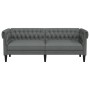 Chesterfield 3-Sitzer-Sofa aus dunkelgrauem Stoff von , Sofas - Ref: Foro24-372557, Preis: 280,32 €, Rabatt: %
