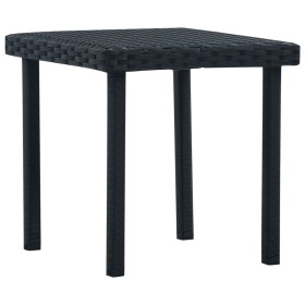 Black synthetic rattan garden center table 40x40x40 cm by vidaXL, Garden tables - Ref: Foro24-48561, Price: 29,54 €, Discount: %