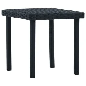 Black synthetic rattan garden center table 40x40x40 cm by vidaXL, Garden tables - Ref: Foro24-48561, Price: 24,39 €, Discount: %