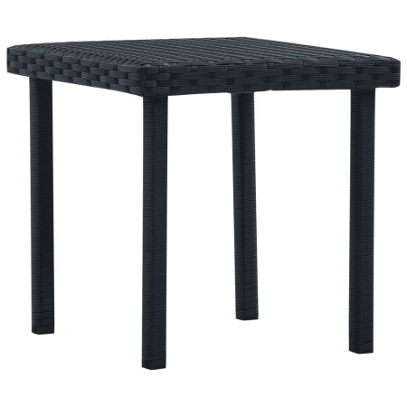 Mesita de centro de jardín ratán sintético negro 40x40x40 cm de vidaXL, Mesas de jardín - Ref: Foro24-48561, Precio: 29,54 €,...