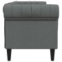 Chesterfield 3-Sitzer-Sofa aus dunkelgrauem Stoff von , Sofas - Ref: Foro24-372557, Preis: 280,32 €, Rabatt: %