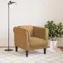 Brauner Samtsessel von , Sofas - Ref: Foro24-372574, Preis: 187,42 €, Rabatt: %