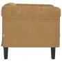 Brauner Samtsessel von , Sofas - Ref: Foro24-372574, Preis: 187,42 €, Rabatt: %