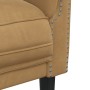 Sillón de terciopelo marrón de , Sofás - Ref: Foro24-372574, Precio: 190,09 €, Descuento: %