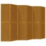 6-panel partition screen solid paulownia wood brown by , Room dividers - Ref: Foro24-358825, Price: 126,78 €, Discount: %