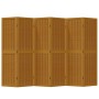 6-panel partition screen solid paulownia wood brown by , Room dividers - Ref: Foro24-358825, Price: 128,99 €, Discount: %