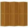 6-panel partition screen solid paulownia wood brown by , Room dividers - Ref: Foro24-358827, Price: 185,20 €, Discount: %