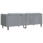 3 seater sofa light gray fabric by , Sofas - Ref: Foro24-372613, Price: 254,89 €, Discount: %