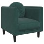 Armchair with dark green velvet cushion by , Sofas - Ref: Foro24-372624, Price: 160,19 €, Discount: %