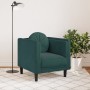 Sessel mit dunkelgrünem Samtkissen von , Sofas - Ref: Foro24-372624, Preis: 160,19 €, Rabatt: %