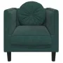 Sessel mit dunkelgrünem Samtkissen von , Sofas - Ref: Foro24-372624, Preis: 157,86 €, Rabatt: %