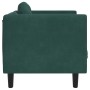 Sessel mit dunkelgrünem Samtkissen von , Sofas - Ref: Foro24-372624, Preis: 160,19 €, Rabatt: %