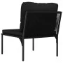 3-teiliges Gartenmöbel-Set mit schwarzen PVC-Kissen von vidaXL, Gartensets - Ref: Foro24-48593, Preis: 173,05 €, Rabatt: %