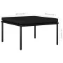 3-teiliges Gartenmöbel-Set mit schwarzen PVC-Kissen von vidaXL, Gartensets - Ref: Foro24-48593, Preis: 173,05 €, Rabatt: %