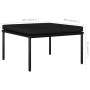 3-teiliges Gartenmöbel-Set mit schwarzen PVC-Kissen von vidaXL, Gartensets - Ref: Foro24-48593, Preis: 175,76 €, Rabatt: %