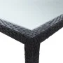 Mesa de comedor de jardín negro 200x150x74 cm ratán sintético de vidaXL, Mesas de jardín - Ref: Foro24-46129, Precio: 178,77 ...