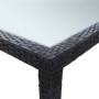 Mesa de comedor de jardín negro 200x150x74 cm ratán sintético de vidaXL, Mesas de jardín - Ref: Foro24-46129, Precio: 179,26 ...
