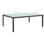 Mesa de comedor de jardín negro 200x150x74 cm ratán sintético de vidaXL, Mesas de jardín - Ref: Foro24-46129, Precio: 179,26 ...