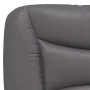 Estructura de cama con luces LED cuero sintético gris 90x190 cm de , Camas y somieres - Ref: Foro24-3213902, Precio: 157,77 €...