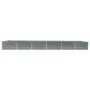 Arriate de jardín de acero galvanizado gris 480x80x45 cm de vidaXL, Maceteros y jardineras - Ref: Foro24-47064, Precio: 85,10...
