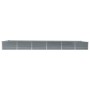 Graues Gartenbett aus verzinktem Stahl, 480 x 80 x 45 cm von vidaXL, Töpfe und Pflanzgefäße - Ref: Foro24-47064, Preis: 81,61...