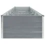 Arriate de jardín de acero galvanizado gris 480x80x45 cm de vidaXL, Maceteros y jardineras - Ref: Foro24-47064, Precio: 85,10...
