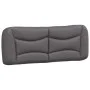 Bed frame with LED lights gray synthetic leather 140x200 cm by , Beds and slatted bases - Ref: Foro24-3213937, Price: 220,26 ...