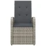 Reclining garden armchairs with cushions 2 pcs gray PE rattan by , Garden chairs - Ref: Foro24-319539, Price: 273,50 €, Disco...