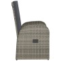 Liegende Gartensessel mit Kissen, 2 Stück, graues PE-Rattan von , Gartenstühle - Ref: Foro24-319539, Preis: 273,50 €, Rabatt: %
