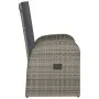 Reclining garden armchairs with cushions 2 pcs gray PE rattan by , Garden chairs - Ref: Foro24-319539, Price: 273,50 €, Disco...