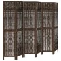6-teiliges Trennsieb aus dunkelbraunem Paulownia-Holz von , Raumteiler - Ref: Foro24-358666, Preis: 136,11 €, Rabatt: %