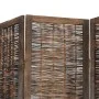 6-teiliges Trennsieb aus dunkelbraunem Paulownia-Holz von , Raumteiler - Ref: Foro24-358666, Preis: 136,11 €, Rabatt: %