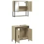 Sonoma oak plywood 2-piece bathroom furniture set by , Bathroom furniture - Ref: Foro24-3214661, Price: 114,91 €, Discount: %