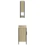 Sonoma oak plywood 2-piece bathroom furniture set by , Bathroom furniture - Ref: Foro24-3214661, Price: 114,91 €, Discount: %
